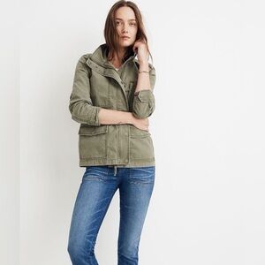 Madewell Army Green Fleet Jacket